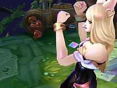 KDA Ahri Sexy Moans Korean Voice Ryona - League of Legends