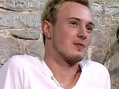 Blonde Uk Twink Strips And Strokes His Cock Before Cumshot