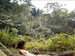 HD Heather Deep gets creampie on quad in river jungle