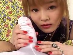 The Japanese Queen Suck A Bondage Cock