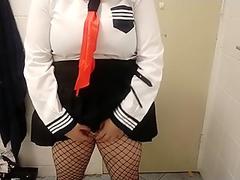 School uniform, toys, school girls uniform masturbating