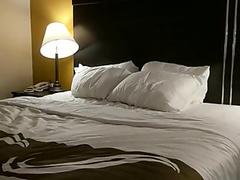 Amateur couple fucking in a room with dimmed lights